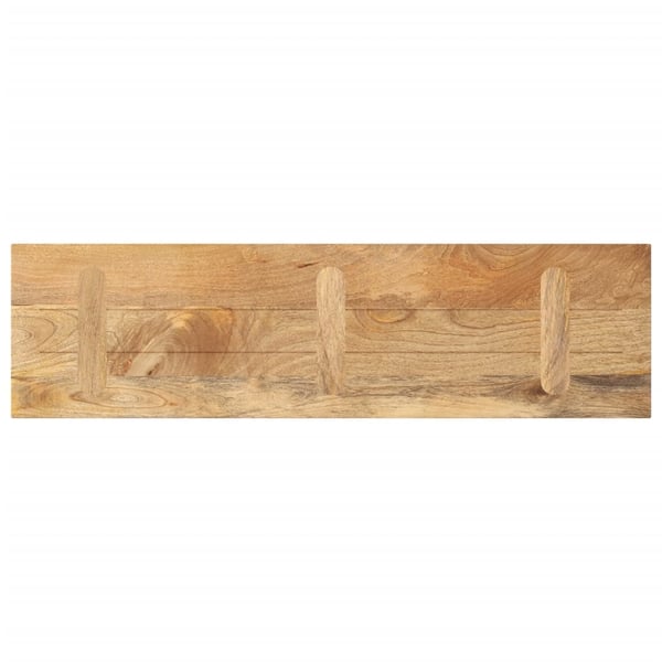 vidaXL Bordplate 100x30x3,8 cm rektangulær heltre mango