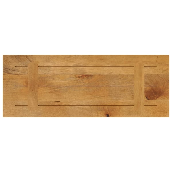 vidaXL bordplade 70x40x2,5 cm rektangulær massivt mangotræ