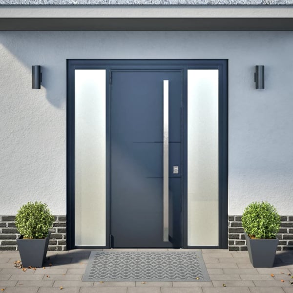 vidaXL Plantekasser 2 stk antrasitt 30x30x30 cm stål