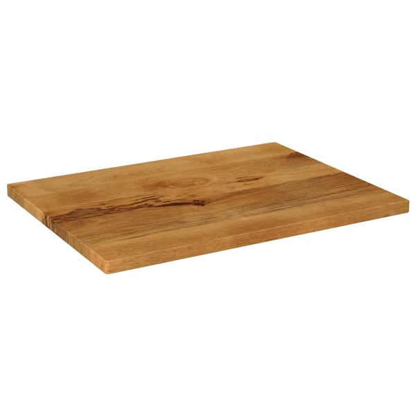 vidaXL bordplade 80x50x2,5 cm rektangulær massivt mangotræ