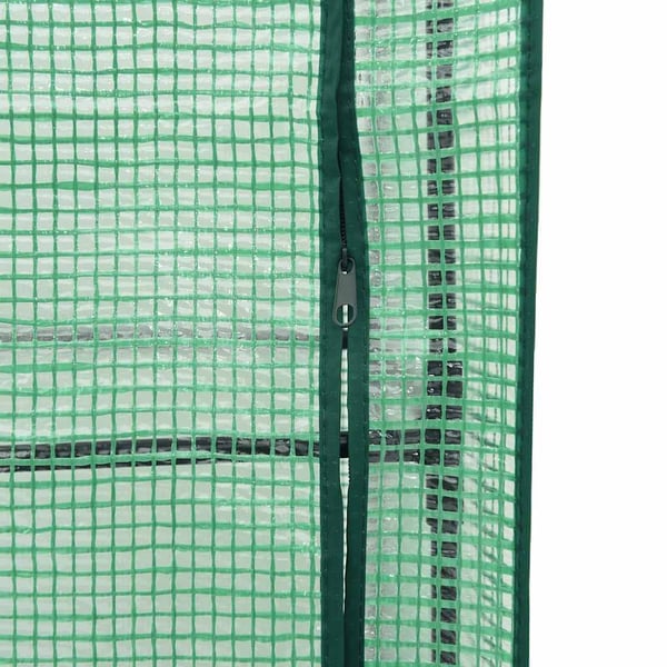 vidaXL Høybed med drivhustrekk rottinglook 160x40x123 cm