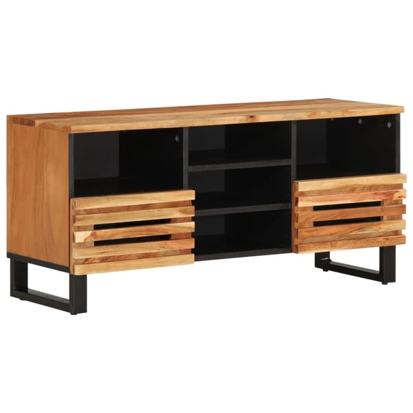 vidaXL TV-benk 100x34x46 cm heltre akasie