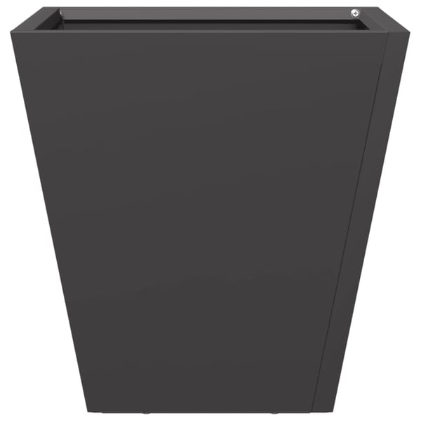 vidaXL Plantekasser 2 stk svart 30x30x30 cm stål