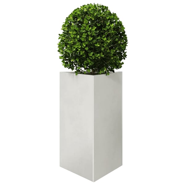 vidaXL Plantekasser 2 stk trekantet 50x43x75 cm rustfritt stål