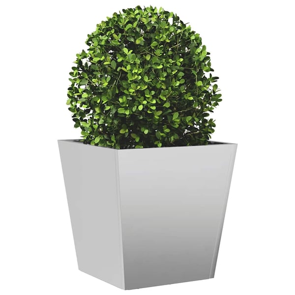 vidaXL Plantekasse 40x40x40 cm galvanisert stål