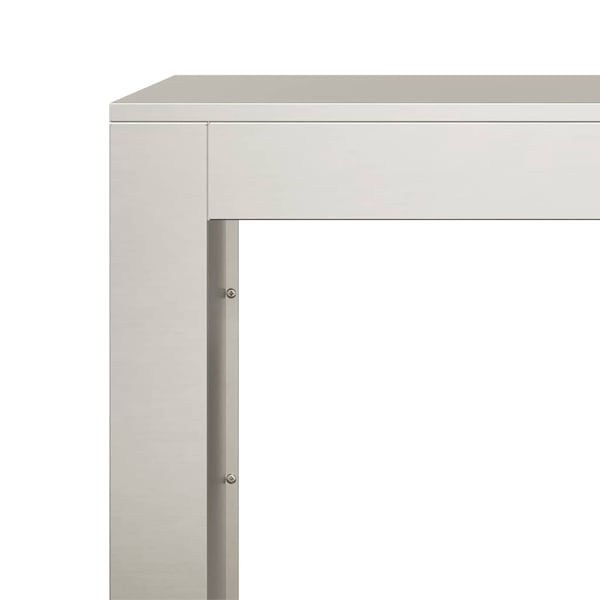 vidaXL Vedstativ 60x40x80 cm oksidert stål