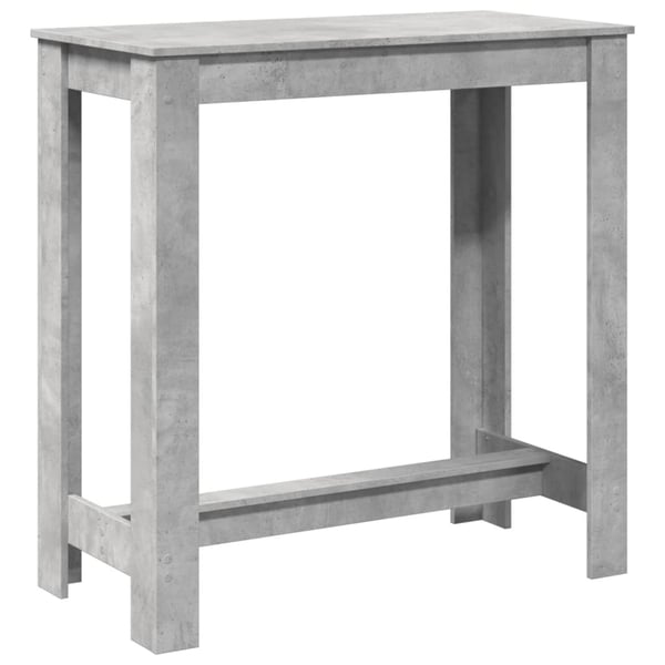 vidaXL Barbord betonggrå 102x50x103,5 cm konstruert tre