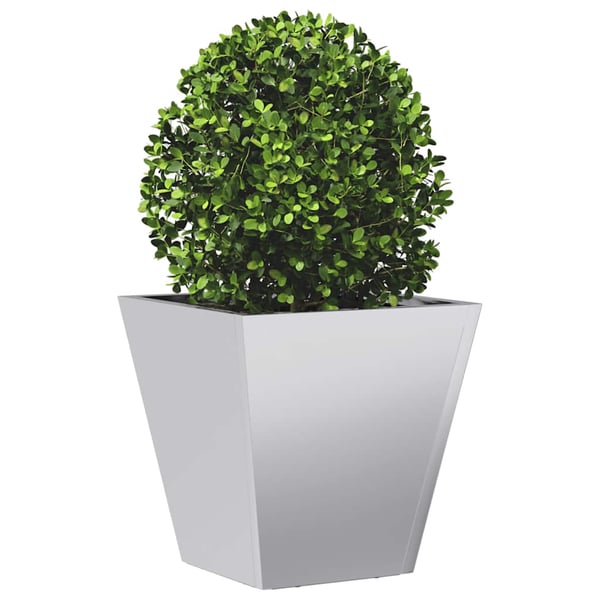 vidaXL Plantekasser 2 stk 40x40x40 cm galvanisert stål