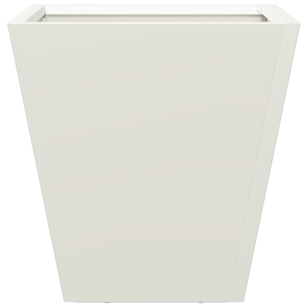 vidaXL Plantekasser 2 stk hvit 30x30x30 cm stål