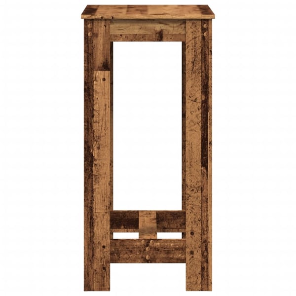 vidaXL Baaripöytä vanha puu 51x50x103,5 cm tekninen puu