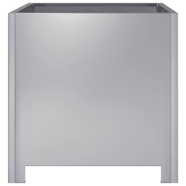 vidaXL Plantekasse 40x40x40 cm galvanisert stål