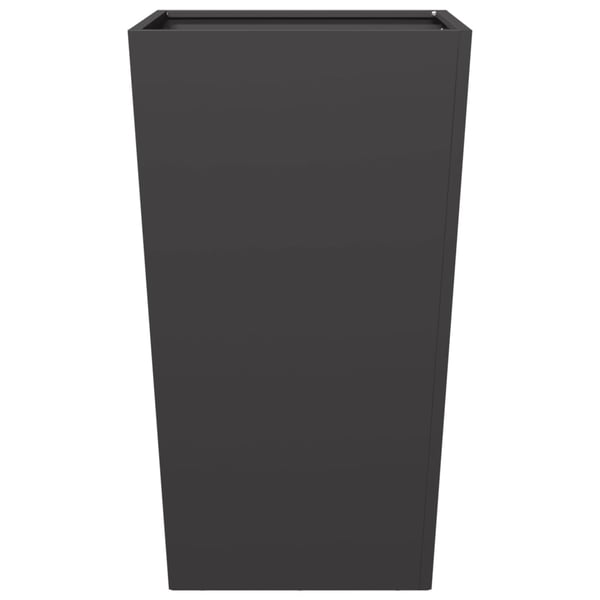 vidaXL plantekrukker 2 stk. 45x45x75 cm stål sort
