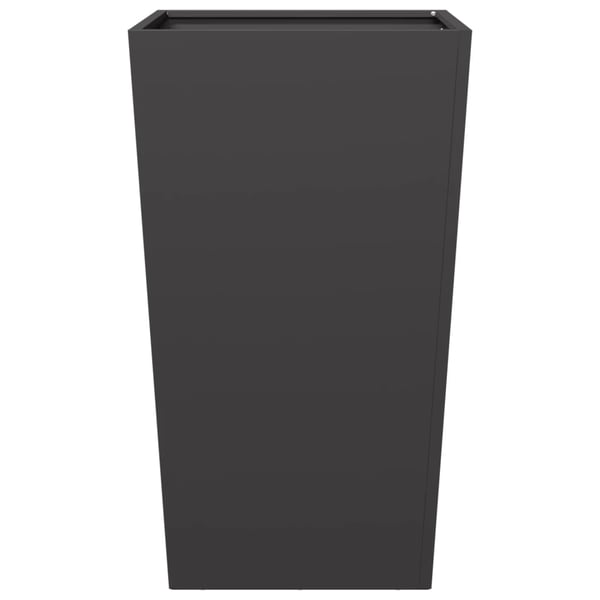 vidaXL plantekrukker 2 stk. 45x45x75 cm stål sort