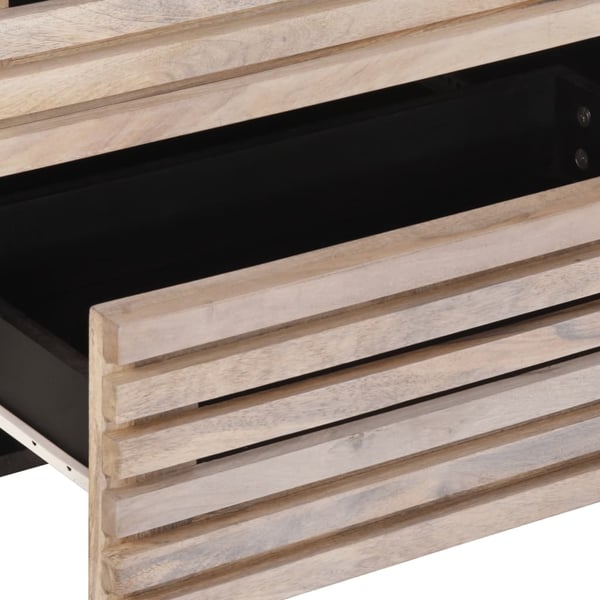 vidaXL Skjenker 2 stk 60x34x75 cm heltre mango