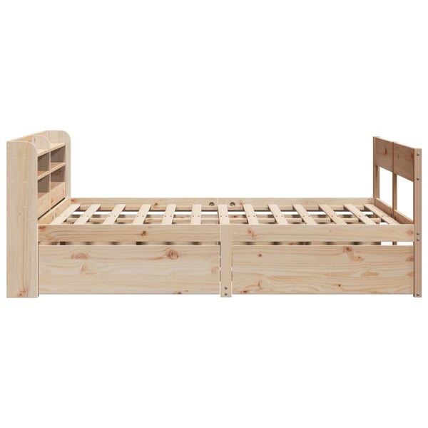 vidaXL Sengeramme uten madrass 120x190 cm heltre furu