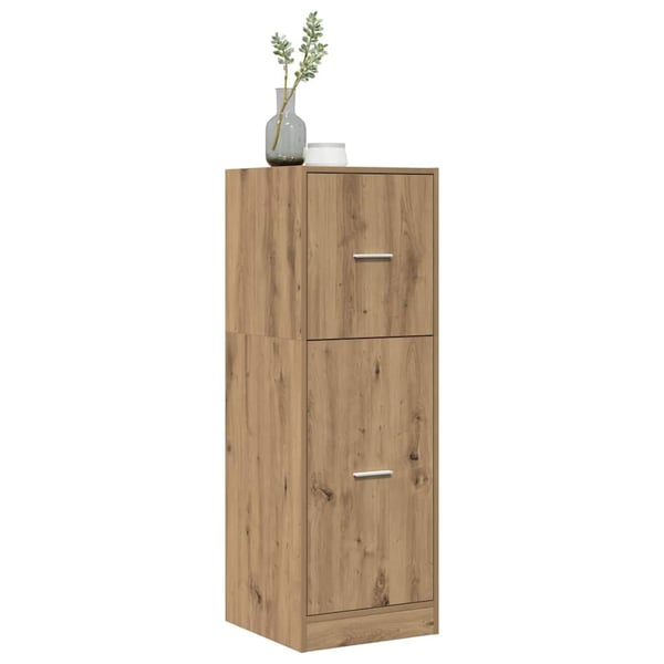 vidaXL Apotekskap artisan eik 40x41x118 cm konstruert tre