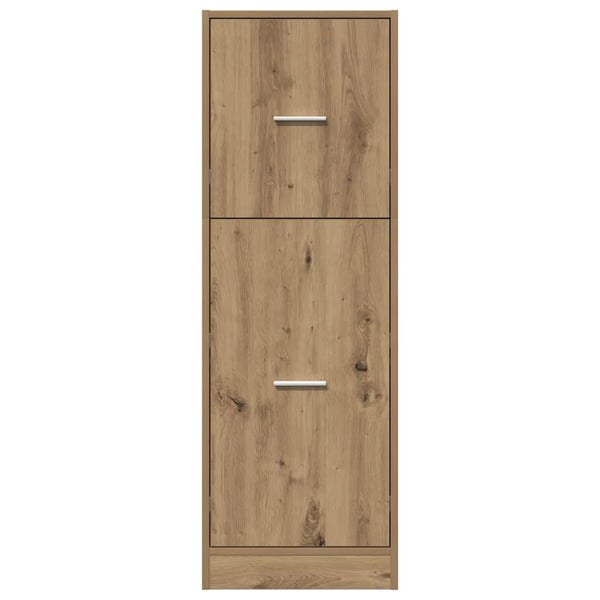vidaXL Apotekskap artisan eik 40x41x118 cm konstruert tre