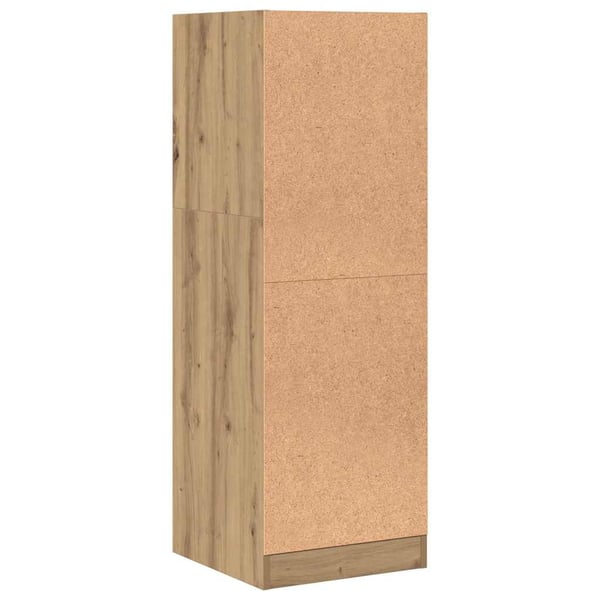 vidaXL Apotekskap artisan eik 40x41x118 cm konstruert tre
