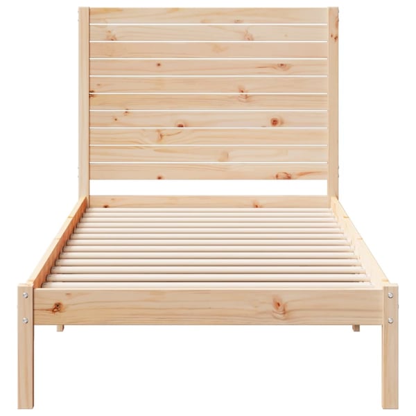 vidaXL Ekstra lang sengeramme uten madrass 100x210 cm heltre