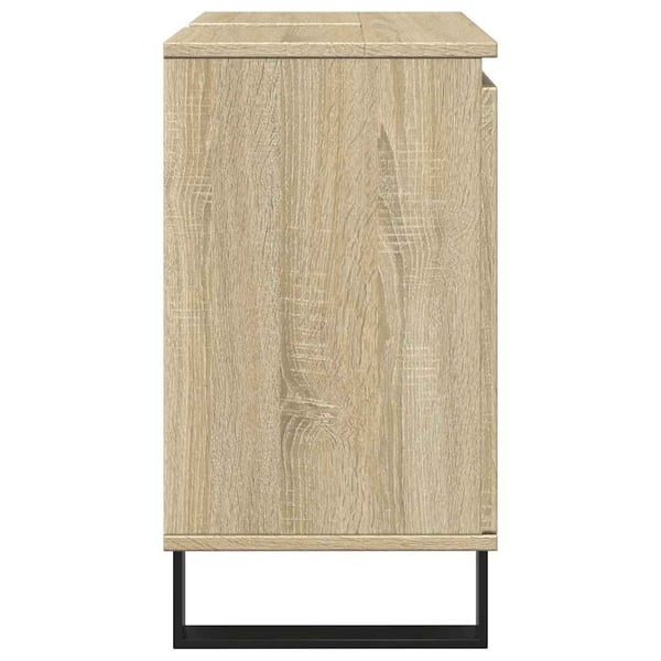 vidaXL Servantskap sonoma eik 58x33x60 cm konstruert tre