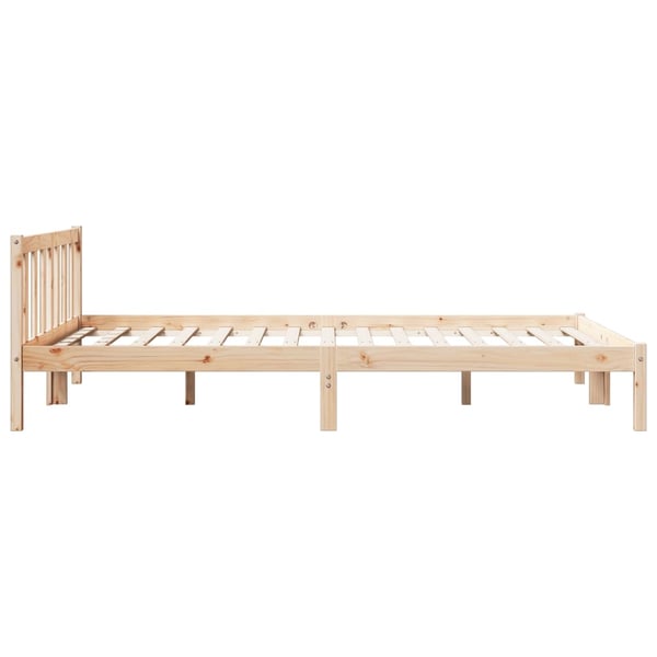 vidaXL Ekstra lang sengeramme uten madrass 140x220 cm heltre furu