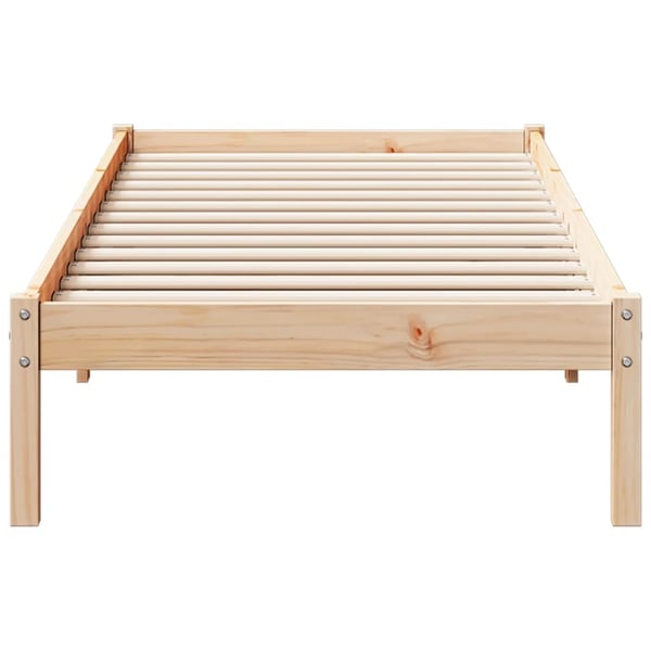 vidaXL Ekstra lang sengeramme uten madrass 80x220 cm heltre furu