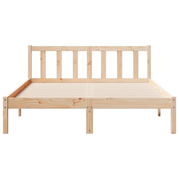 vidaXL Ekstra lang sengeramme uten madrass 160x220 cm heltre furu