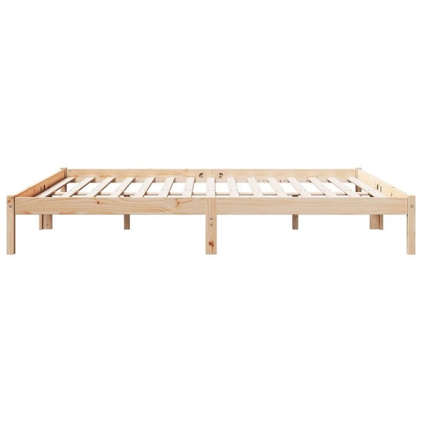 vidaXL Ekstra lang sengeramme uten madrass 200x210 cm heltre furu