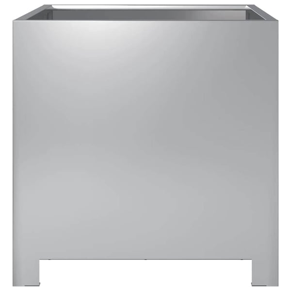vidaXL Plantekasser 2 stk 40x40x40 cm galvanisert stål