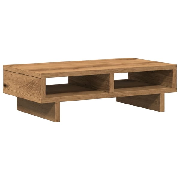 vidaXL Näyttöteline artesaani tammi 50x27x15 cm tekninen puu