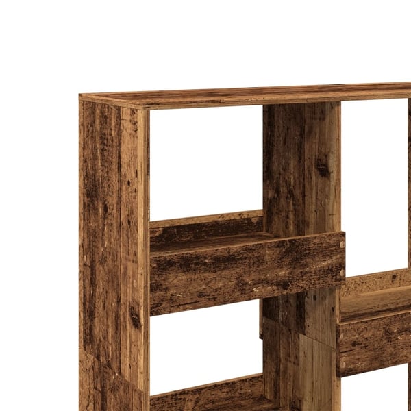 vidaXL bogreol/rumdeler 100x33x115 cm gammelt trælook