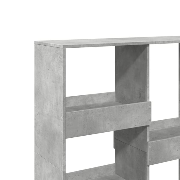 vidaXL Romdeler betonggrå 100x33x115 cm konstruert tre