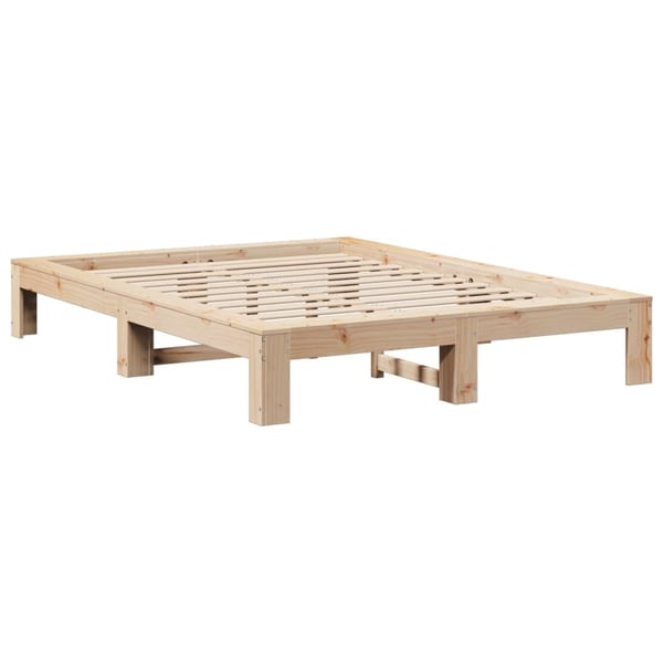 vidaXL Sengeramme uten madrass 150x200 cm heltre furu