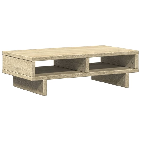 vidaXL Skjermstativ sonoma eik 50x27x15 cm konstruert tre