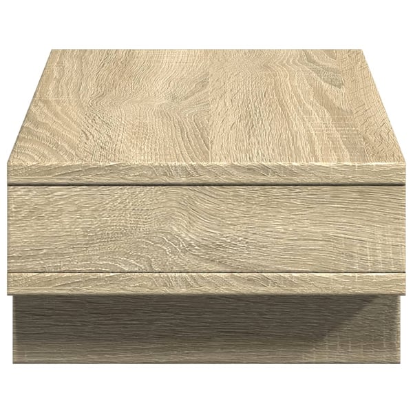 vidaXL Skjermstativ sonoma eik 50x27x15 cm konstruert tre