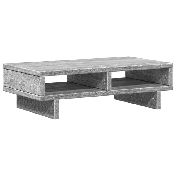 vidaXL Skjermstativ grå sonoma 50x27x15 cm konstruert tre