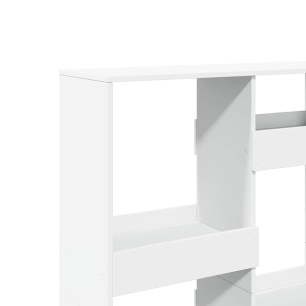 vidaXL Romdeler hvit 100x33x135 cm konstruert tre