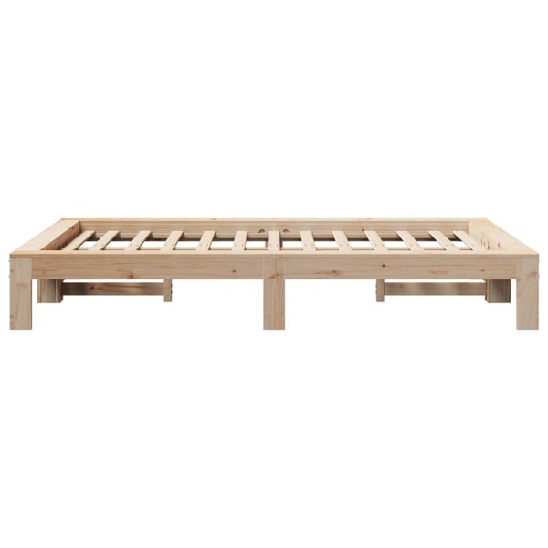 vidaXL Sengeramme uten madrass 120x200 cm heltre furu