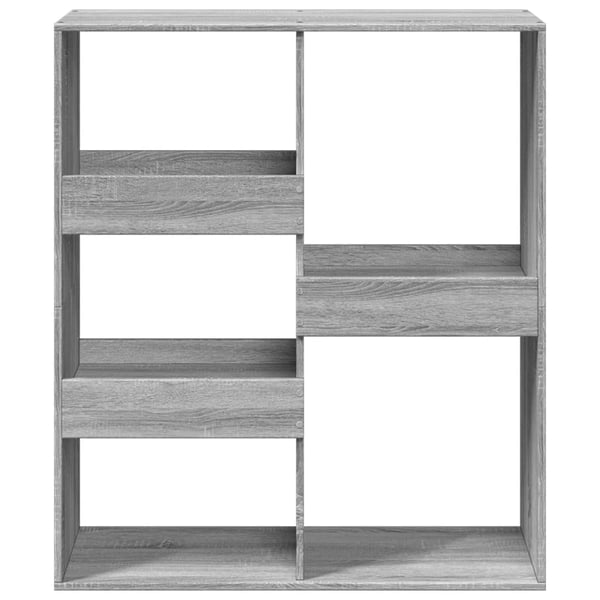 vidaXL Romdeler grå sonoma 100x33x115 cm konstruert tre