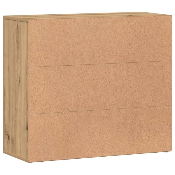 vidaXL Skjenk artisan eik 80x33x70 cm konstruert tre