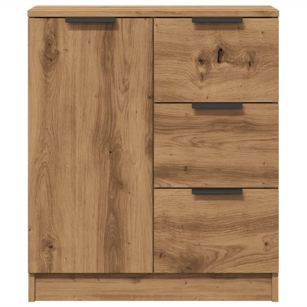 vidaXL Skjenk artisan eik 60x30x70 cm konstruert tre