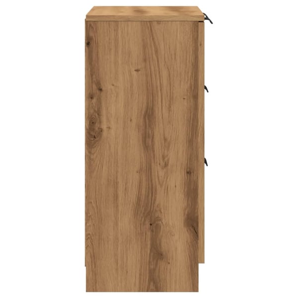 vidaXL Skjenk artisan eik 60x30x70 cm konstruert tre