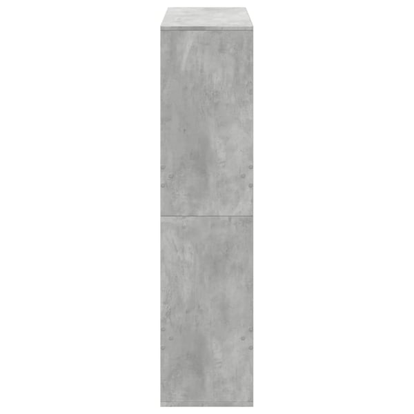vidaXL Romdeler betonggrå 100x33x135 cm konstruert tre
