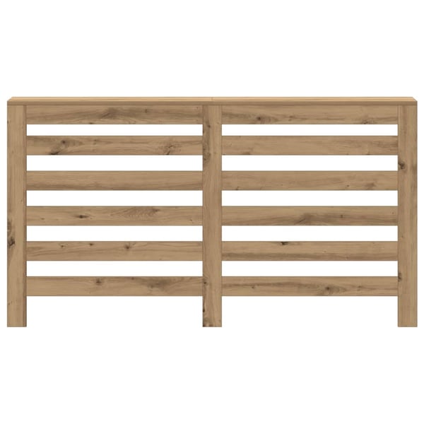 vidaXL Radiatordeksel artisan eik 149x20x82 cm konstruert tre