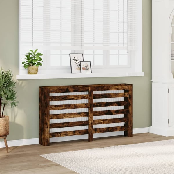 vidaXL Radiatordeksel sonoma eik 149x20x82 cm konstruert tre