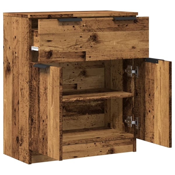 vidaXL Skjenk gammelt tre 60x30x70 cm konstruert tre