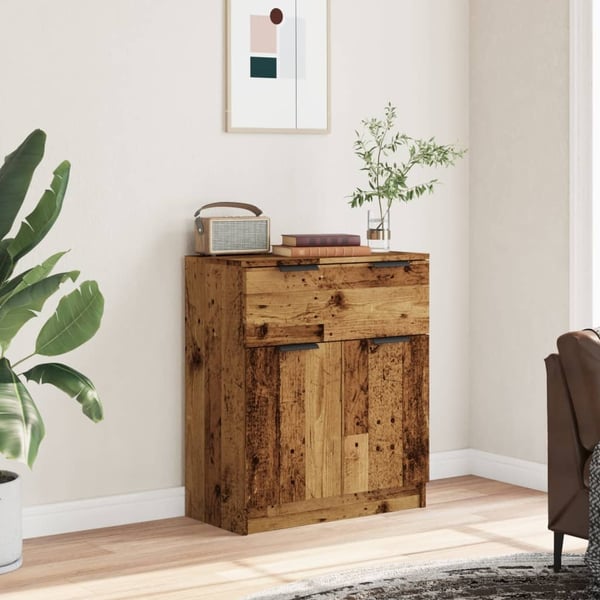 vidaXL Skjenk gammelt tre 60x30x70 cm konstruert tre