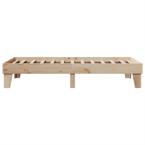 vidaXL Sengeramme uten madrass 90x190 cm heltre furu