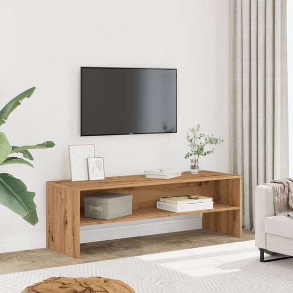 vidaXL TV-benk artisan eik 120x40x40 cm sponplate