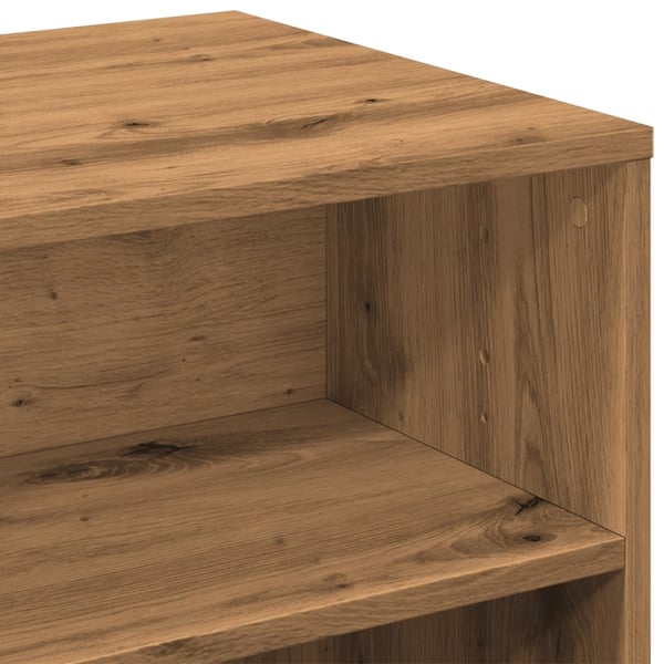 vidaXL TV-benk artisan eik 120x40x40 cm sponplate